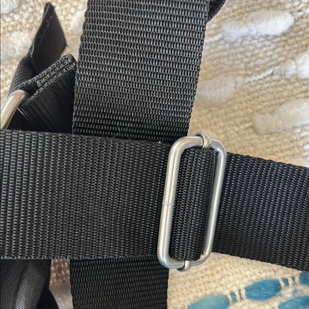 Baggallini Black Shoulder Bag with Adjustable Strap and Silver Hardware - Picture 8 of 11